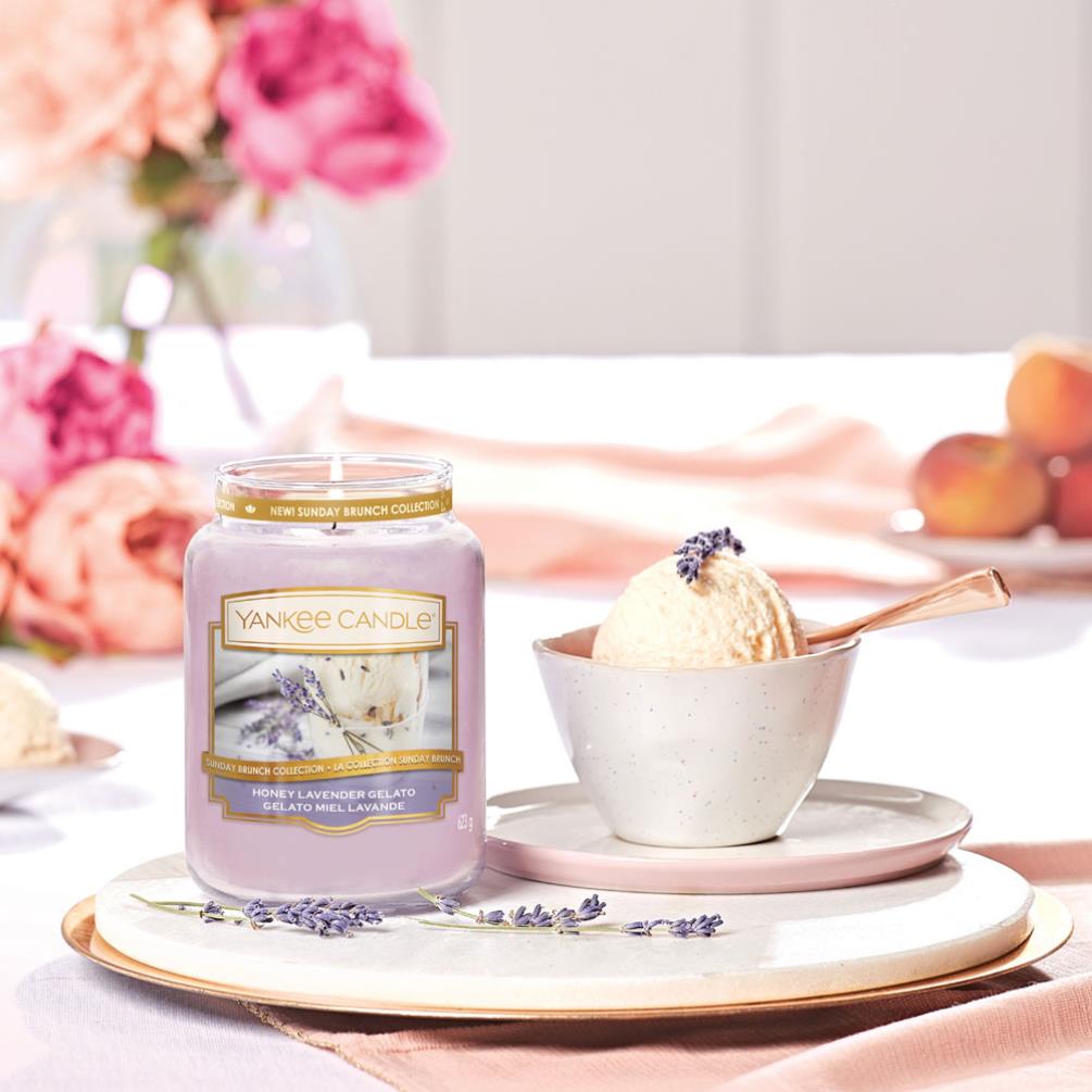 Yankee Candle Honey Lavender Gelato Large Jar Extra Image 2